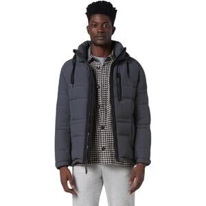 Marc Men's Huxley Mid Length Water Resistant Crinkle Down Jacket Charcoal XL NWT